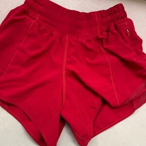 Lulu Lemon Hotty hot size 2 Red Women's Athletic Shorts